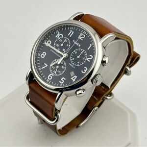 Timex Weekender Chronograph 40mm Mens Stainless Wristwatch